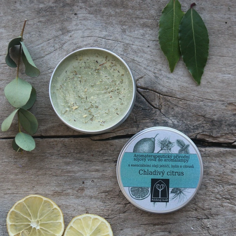 Vonný sójový vosk do aromalampy Chladivý citrus 60 g