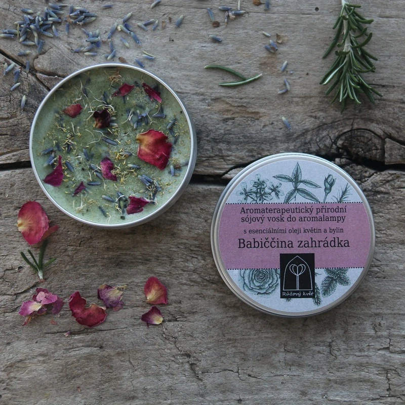 Vonný sójový vosk do aromalampy Babiččina zahrádka 60 g