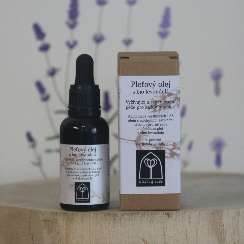 Pleťový olej s bio levandulí 30 ml