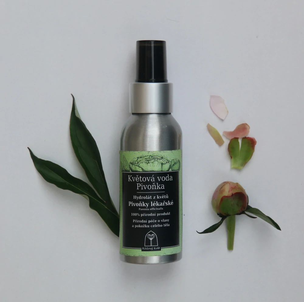 Květová voda / hydrolát Pivoňka ve spreji, 100 ml