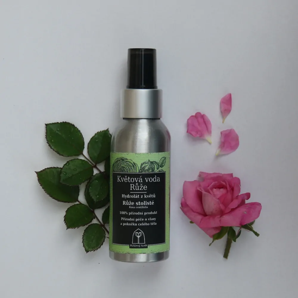 Květová voda / hydrolát Růže ve spreji, 100 ml