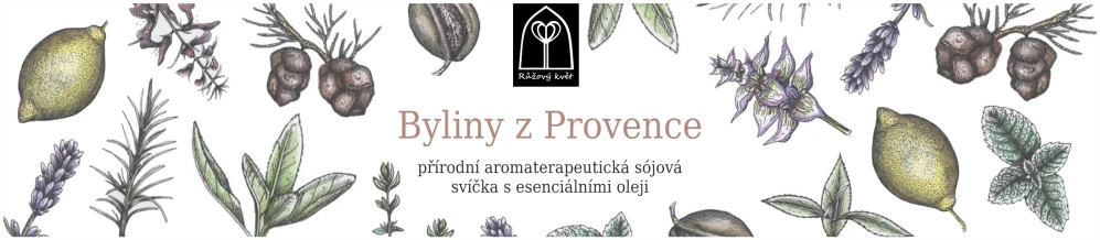 Aromaterapeutická sójová svíčka "Byliny z Provence" 120 g