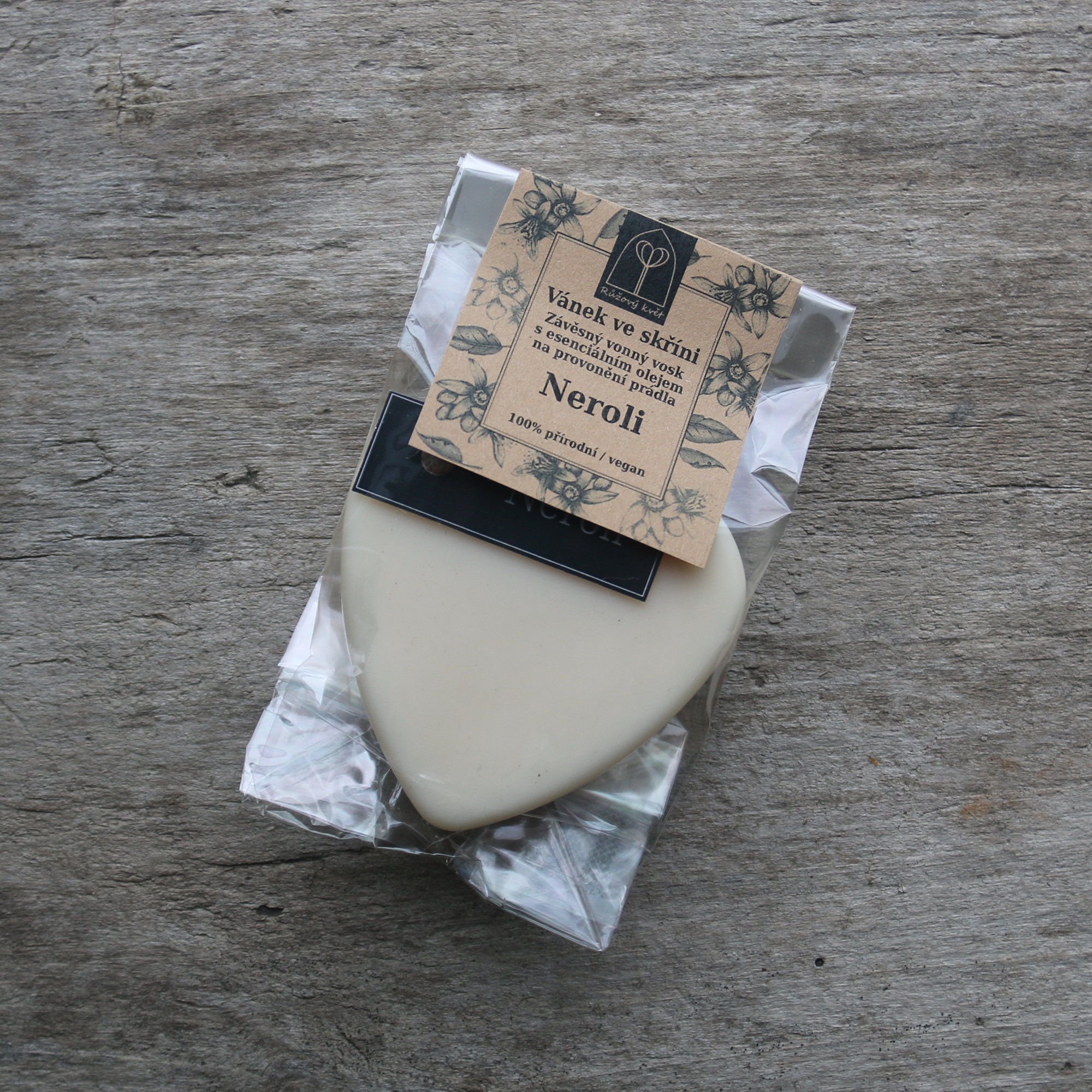 Vánek ve skříni / závěsné voskové srdce Neroli 40 g