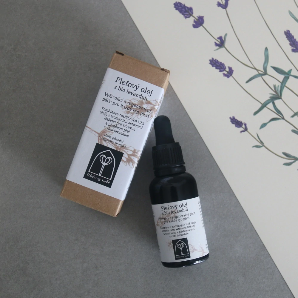 Pleťový olej s bio levandulí 30 ml