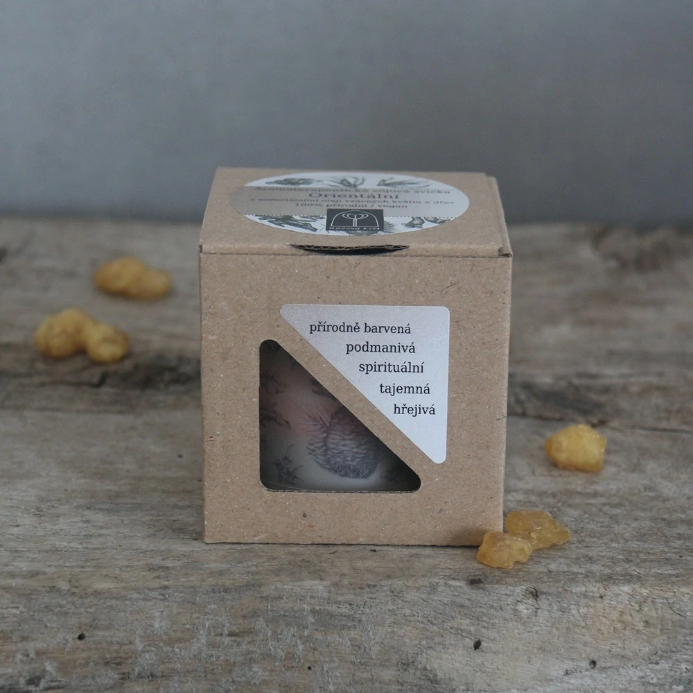 Aromaterapeutická sójová svíčka "Orientální" 120 g