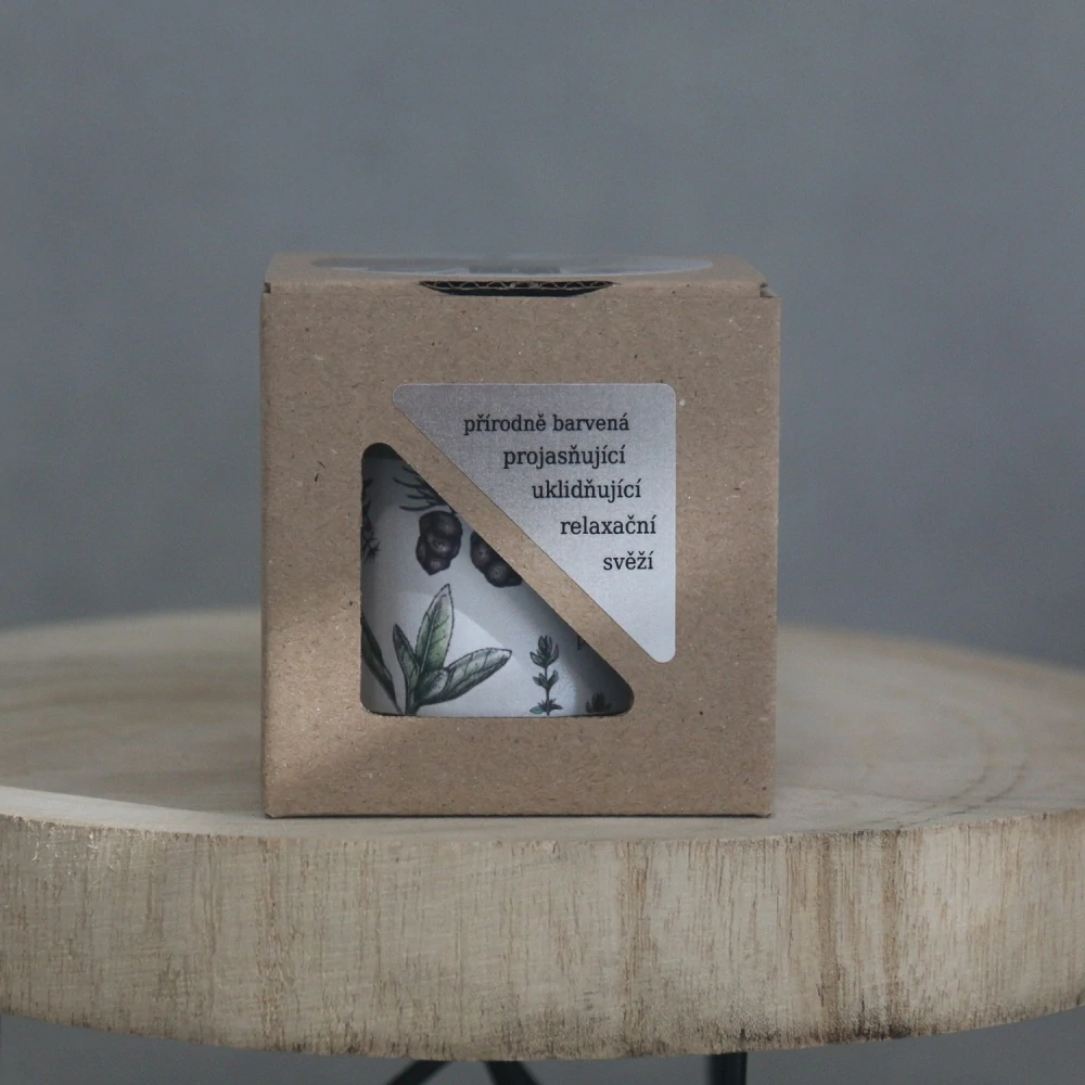 Aromaterapeutická sójová svíčka "Byliny z Provence" 120 g