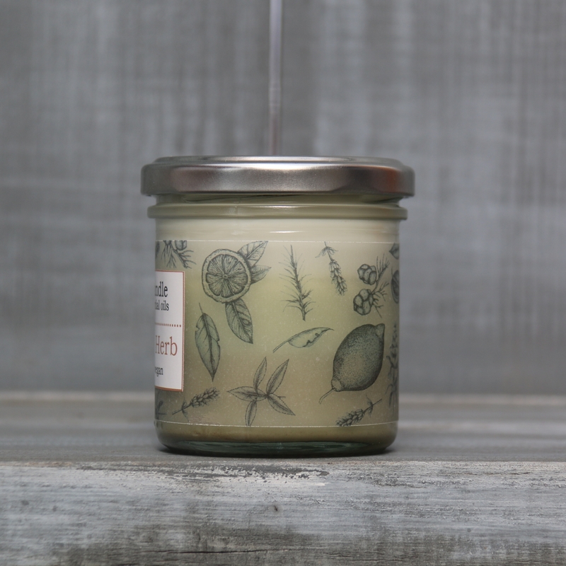Aromaterapeutická sójová svíčka "Provensálské byliny / Provencal Herb" 120 g