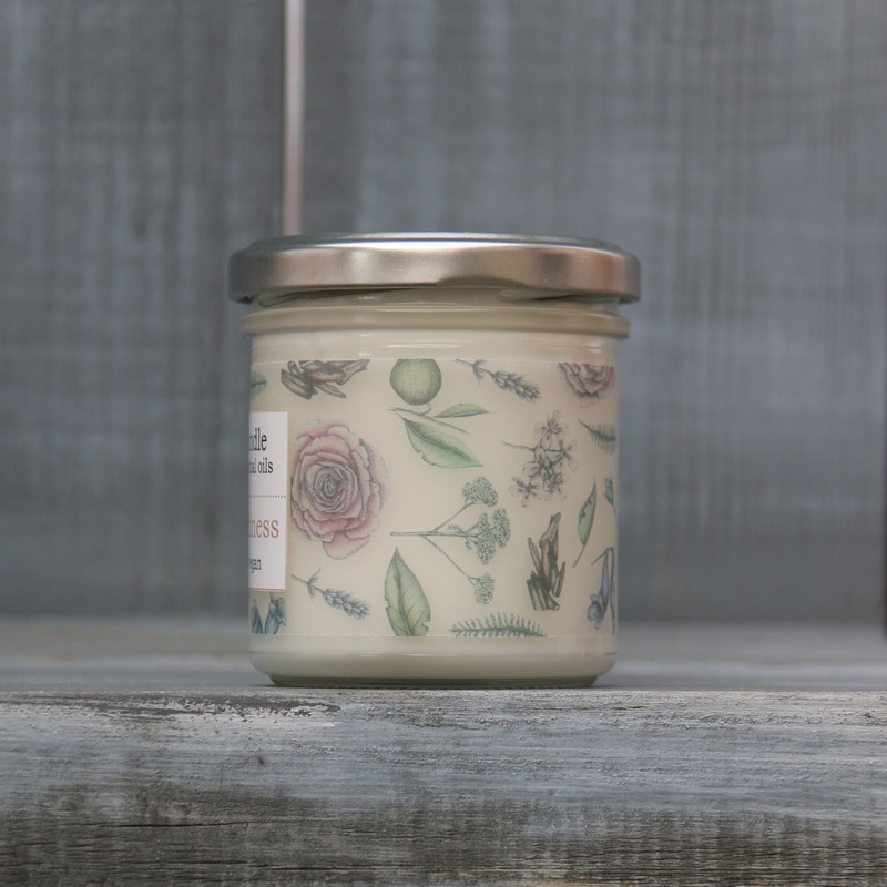 Aromaterapeutická sójová svíčka "Květinová / Floral Freshness" 120 g