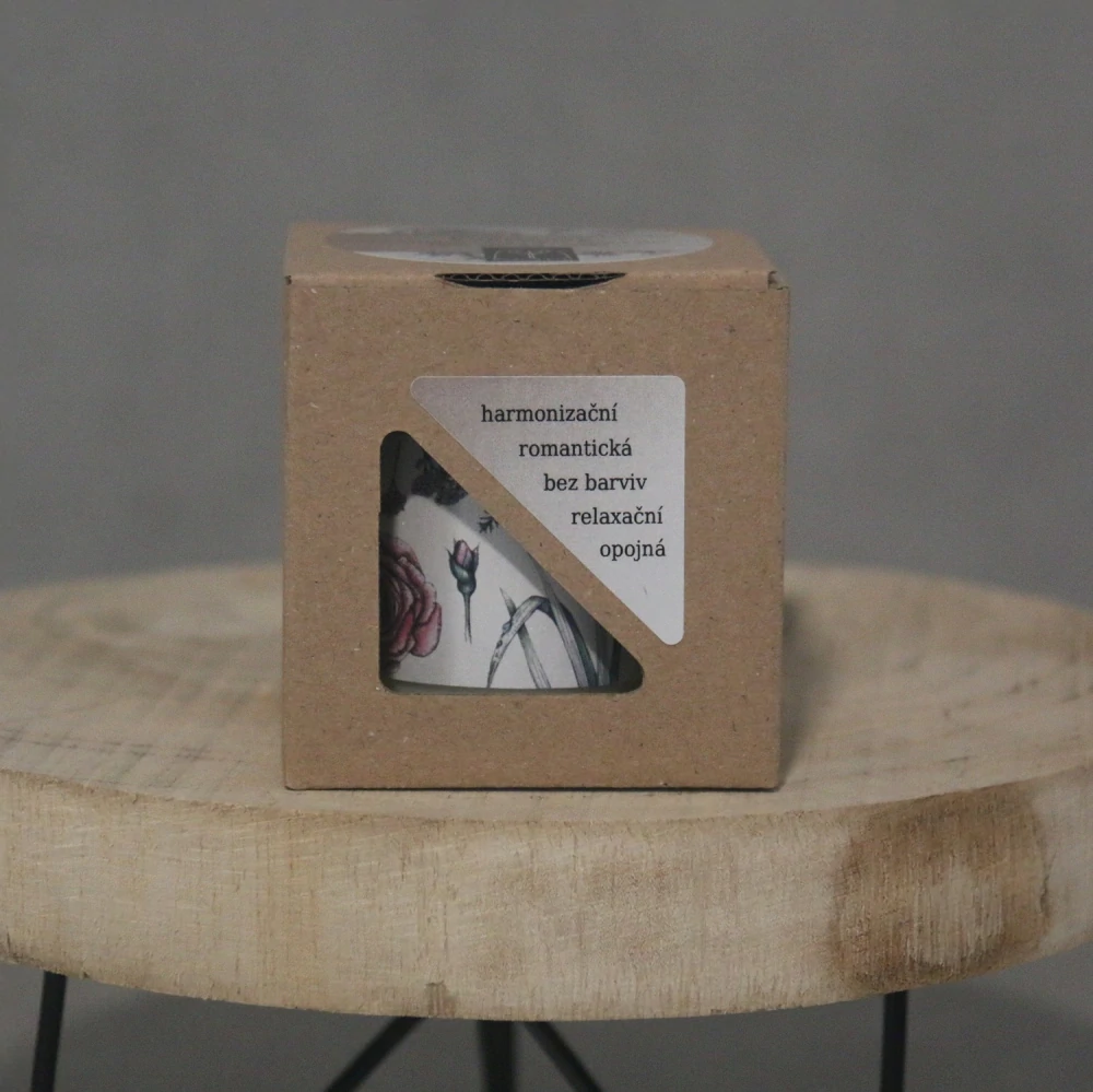 Aromaterapeutická sójová svíčka "Květinová" 120 g