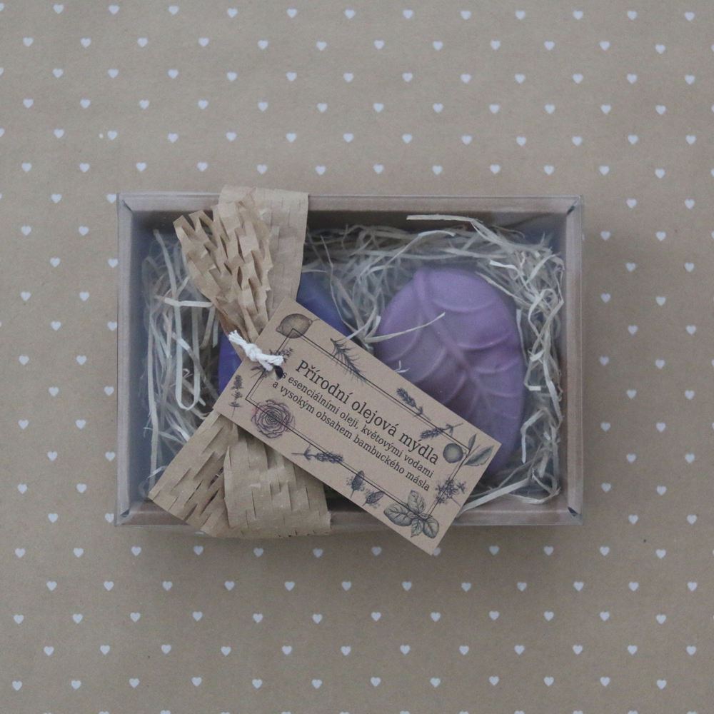 Dárková sada přírodních olejových mýdel dle vlastního výběru