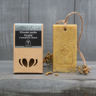 Přírodní konopné mýdlo Vratič 75 g