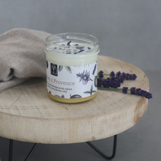 Aromaterapeutická sójová svíčka "Byliny z Provence" 120 g