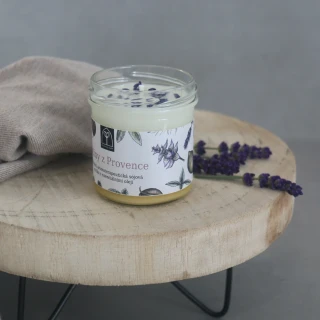Aromaterapeutická sójová svíčka "Byliny z Provence" 120 g