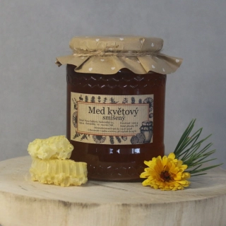 Včelí med květový smíšený 1000 g